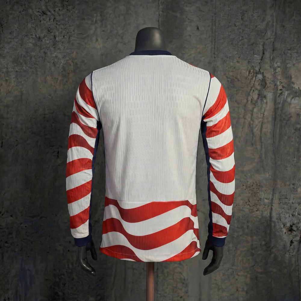 Player Version USA Home Long Sleeve FIFA World Cup 2026 Jersey, Sizes S-XXL