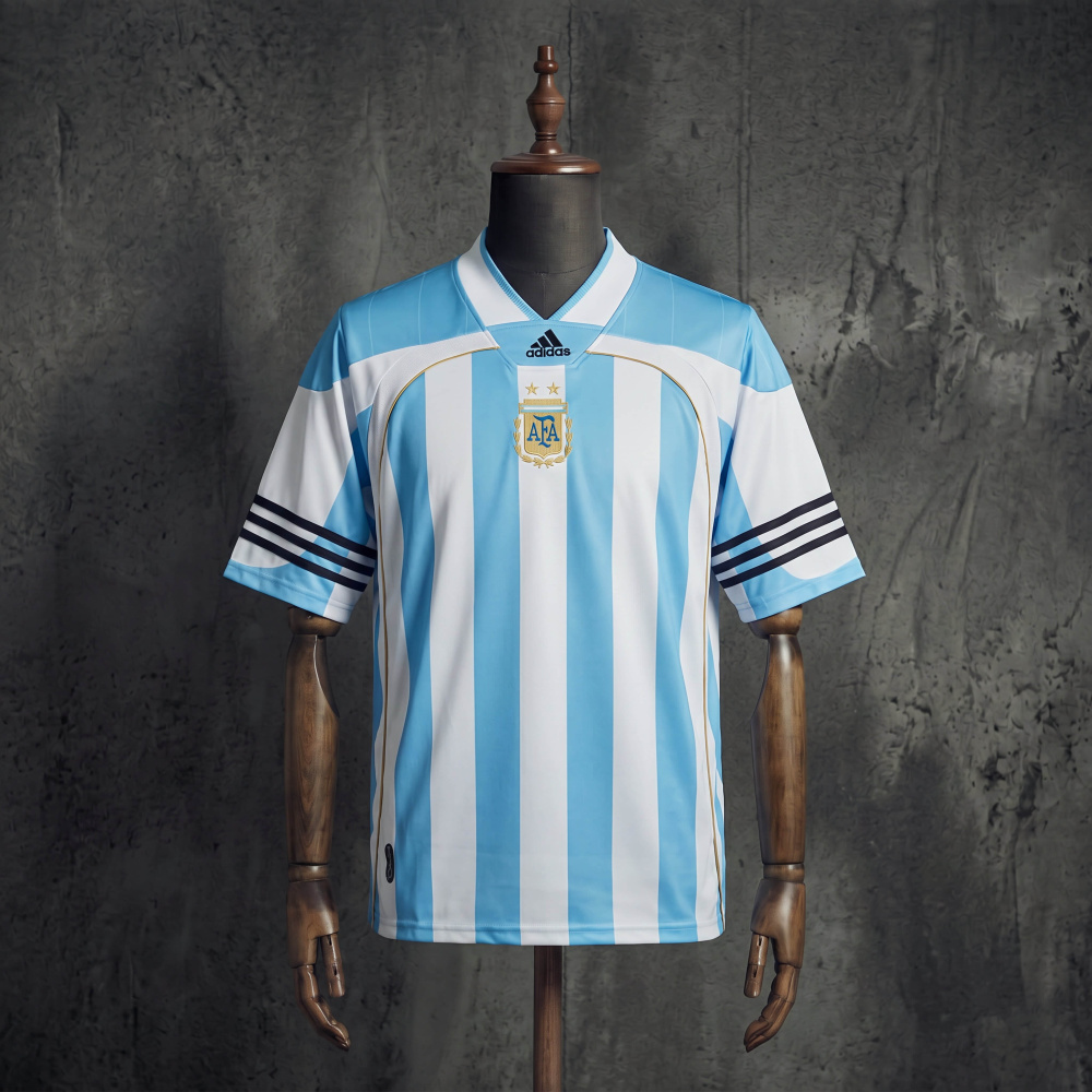 Retro Argentina 1978-1986 Home Football Jersey, Sizes S-XXL