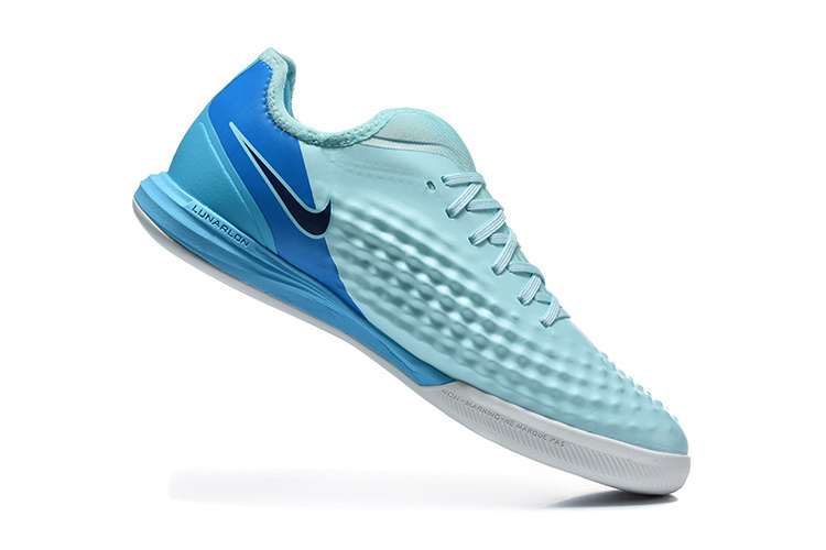 Nike Ghost II Indoor Flat Soccer Shoes with MD Sole and Long-Wave Sole