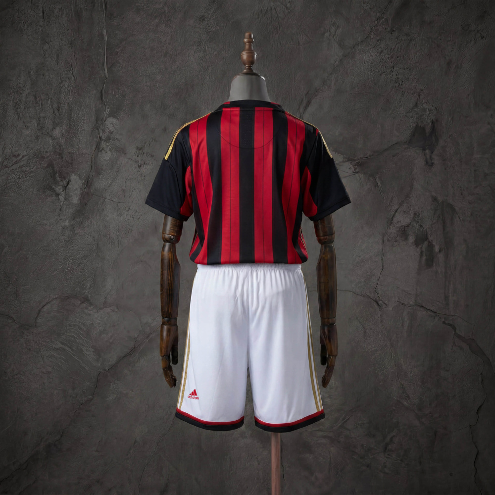 Retro Kids Kit AC Milan 13-14 Home Jersey Size 16-28