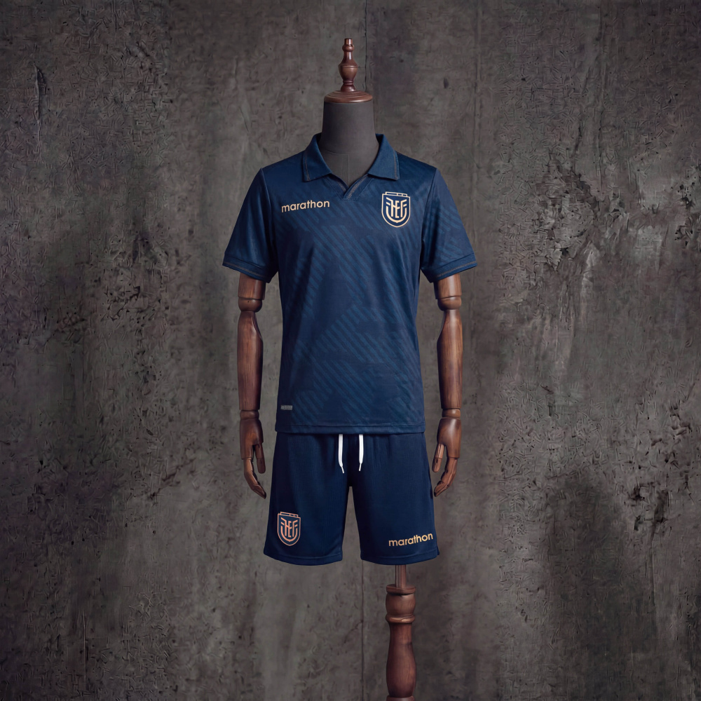 Kids Kit Ecuador Away FIFA World Cup 2026 Jersey Size 16-28