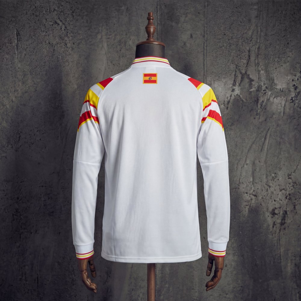 Retro Spain Away 1996 Long Sleeve Jersey S-XXL