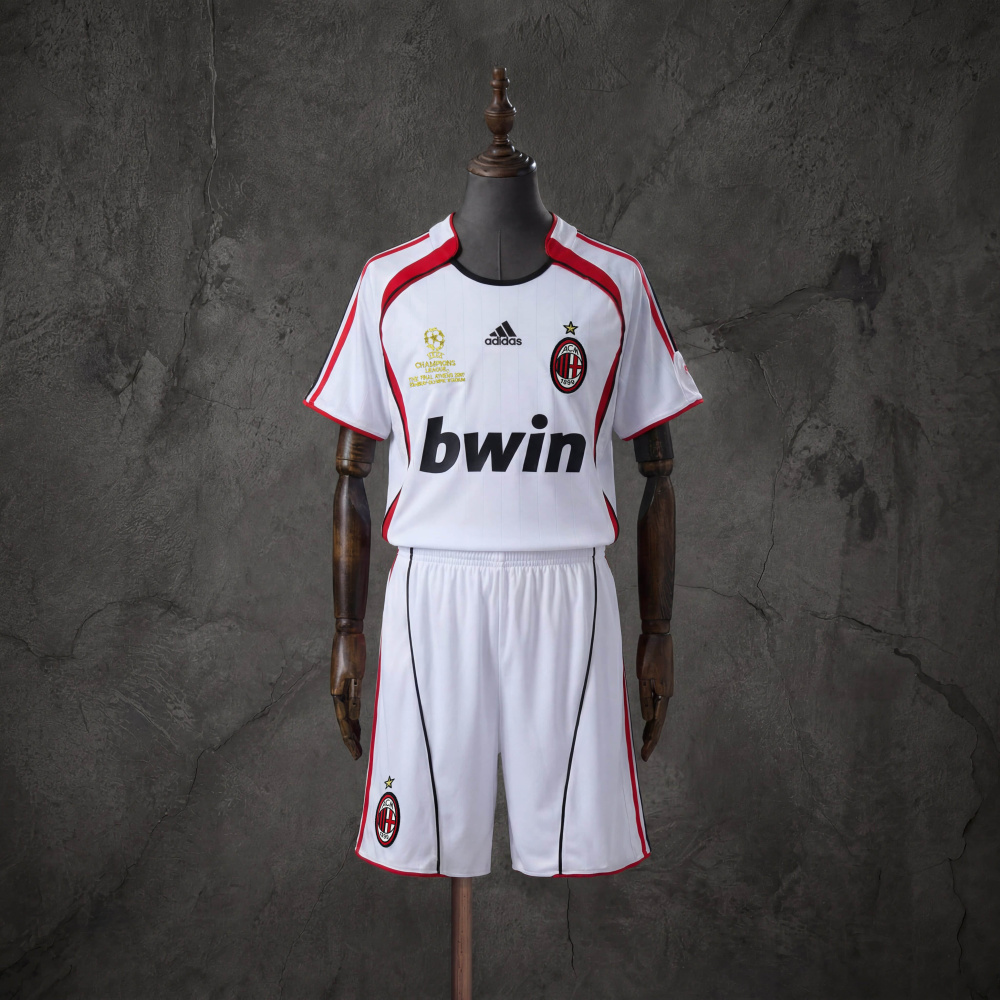 Retro Kids Kit AC Milan 06-07 Away Jersey Size 16-28