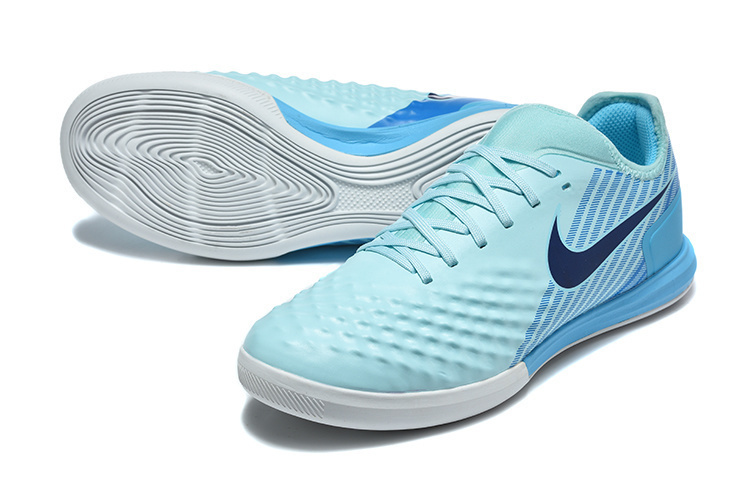 Nike Ghost II Indoor Flat Soccer Shoes with MD Sole and Long-Wave Sole