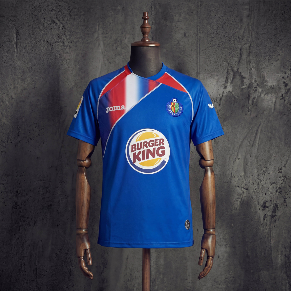 Retro Getafe CF Home 2009/10 Long-Sleeve Jersey – Sizes S–XXL