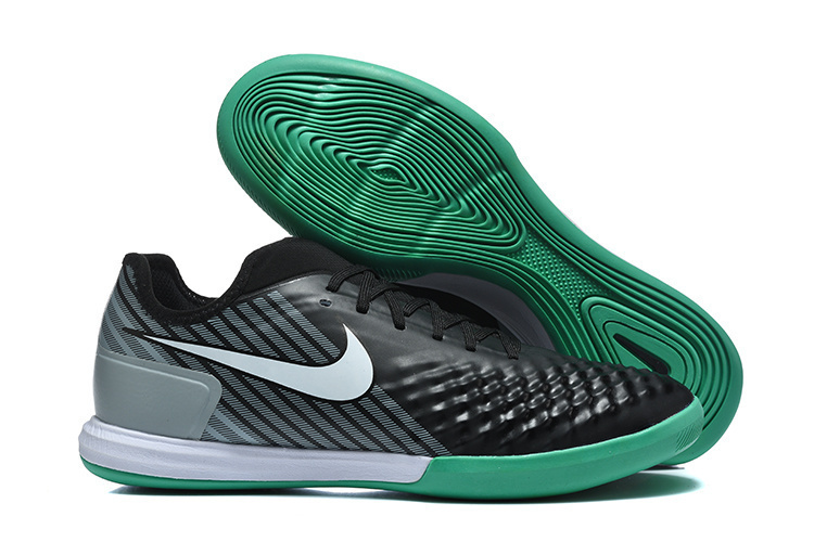 Nike Ghost II Indoor Flat Soccer Shoes with MD Sole and Long-Wave Sole