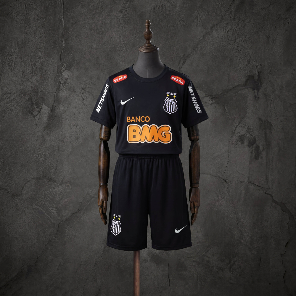 Retro Kids Kit Santos 12-13 Away Jersey Size 16-28