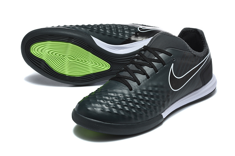 Nike Ghost II Indoor Flat Soccer Shoes with MD Sole and Long-Wave Sole