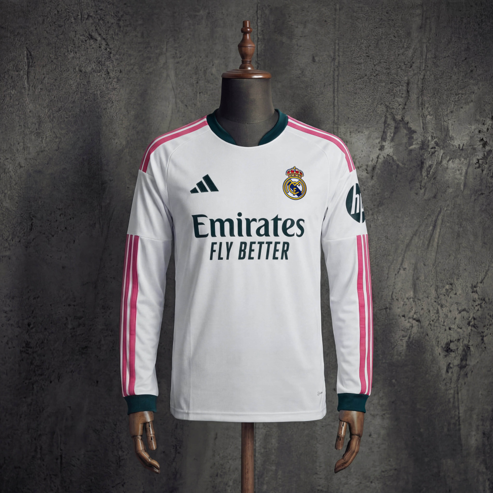Real Madrid Home 2026/2027 Long Sleeve Jersey S-4XL