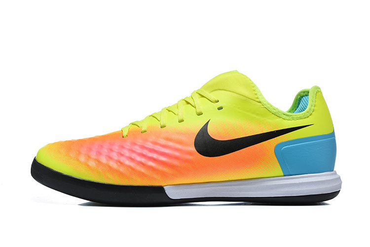 Nike Ghost II Indoor Flat Soccer Shoes with MD Sole and Long-Wave Sole