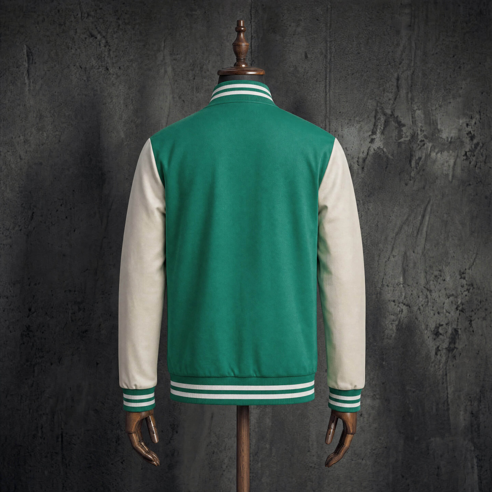 Sporting CP Green White Varsity Jacket Sizes S-3XL