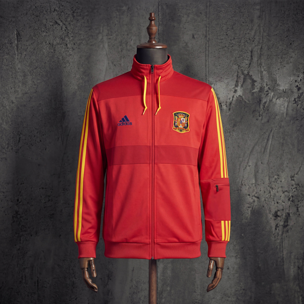 Retro Windbreaker Jacket – Spain 2010 (Jersey Style) – Sizes S–XXL