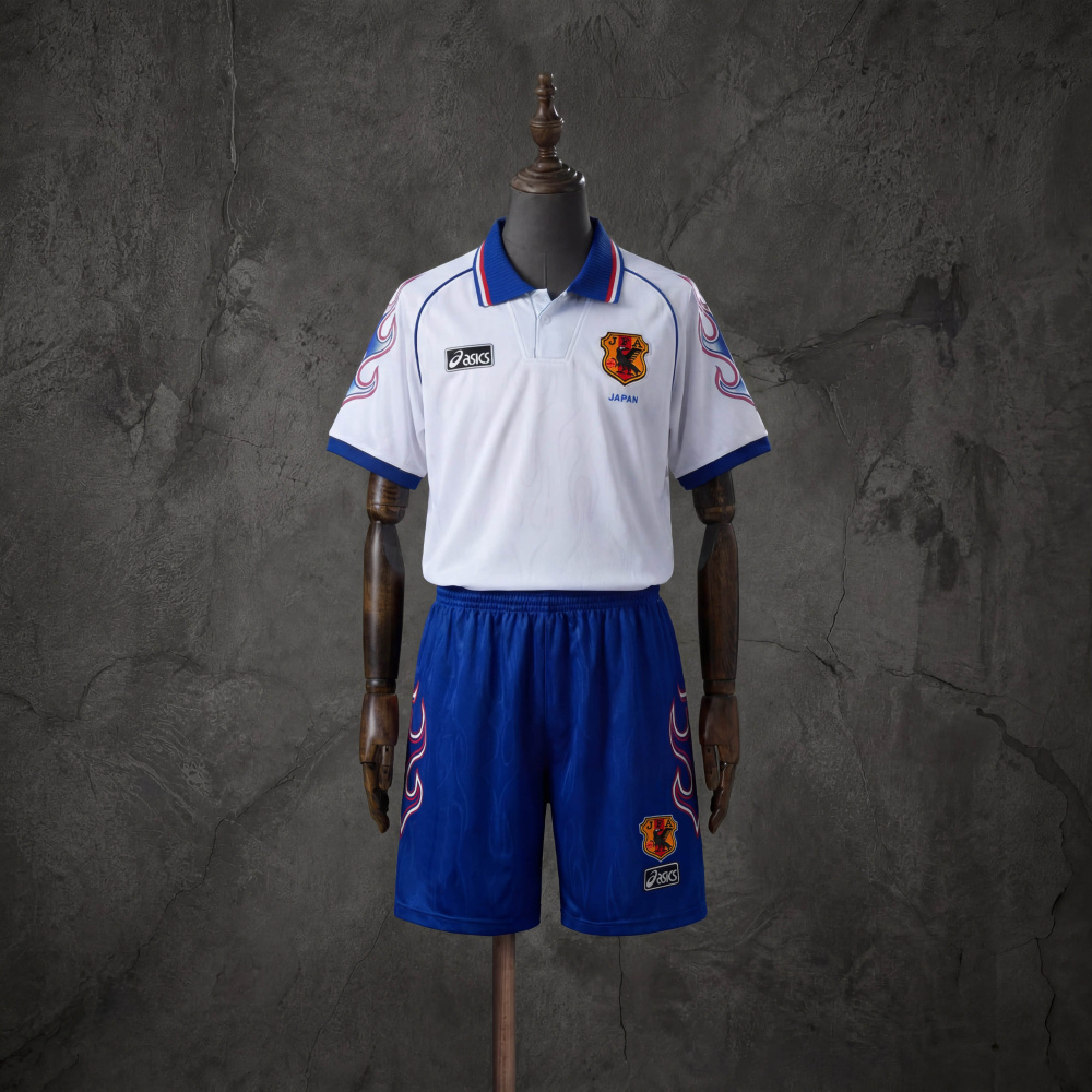 Retro Kids Kit Japan 1998 Away Jersey SIZE 16-28