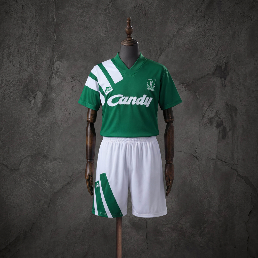 Retro Kids Kit Liverpool 91-92 Away Jersey Size 16-28