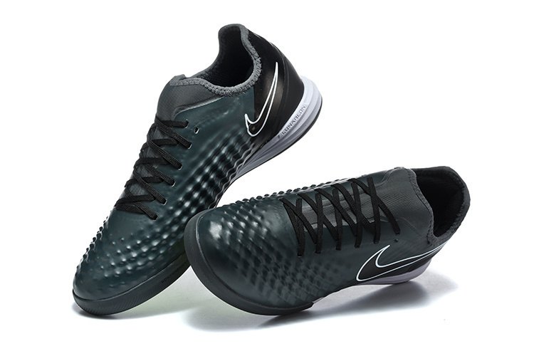 Nike Ghost II Indoor Flat Soccer Shoes with MD Sole and Long-Wave Sole