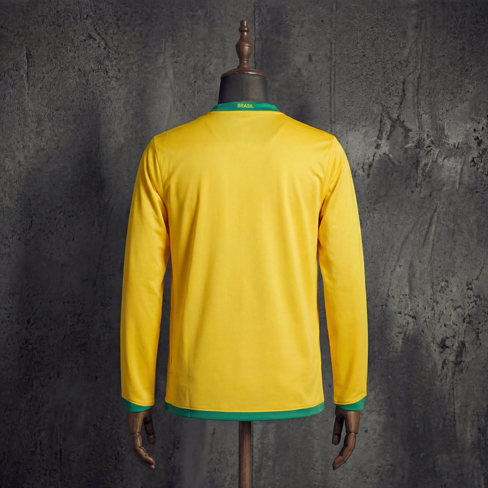 retro Brazil home 2026 Long sleeved Sizes S-XXL