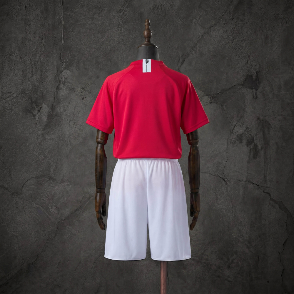 Retro Kids Kit Manchester United 07-08 Home (Champions League Version) Jersey Size 16-28