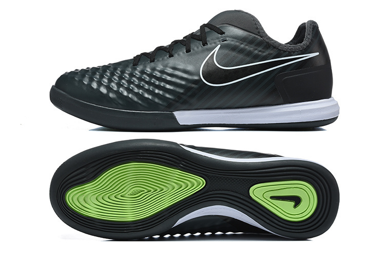 Nike Ghost II Indoor Flat Soccer Shoes with MD Sole and Long-Wave Sole