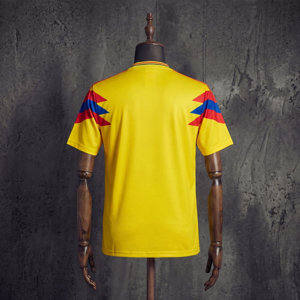 Retro Colombia Home 1990 Jersey Sizes S-XXL