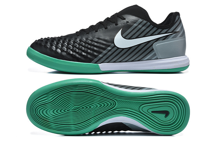 Nike Ghost II Indoor Flat Soccer Shoes with MD Sole and Long-Wave Sole