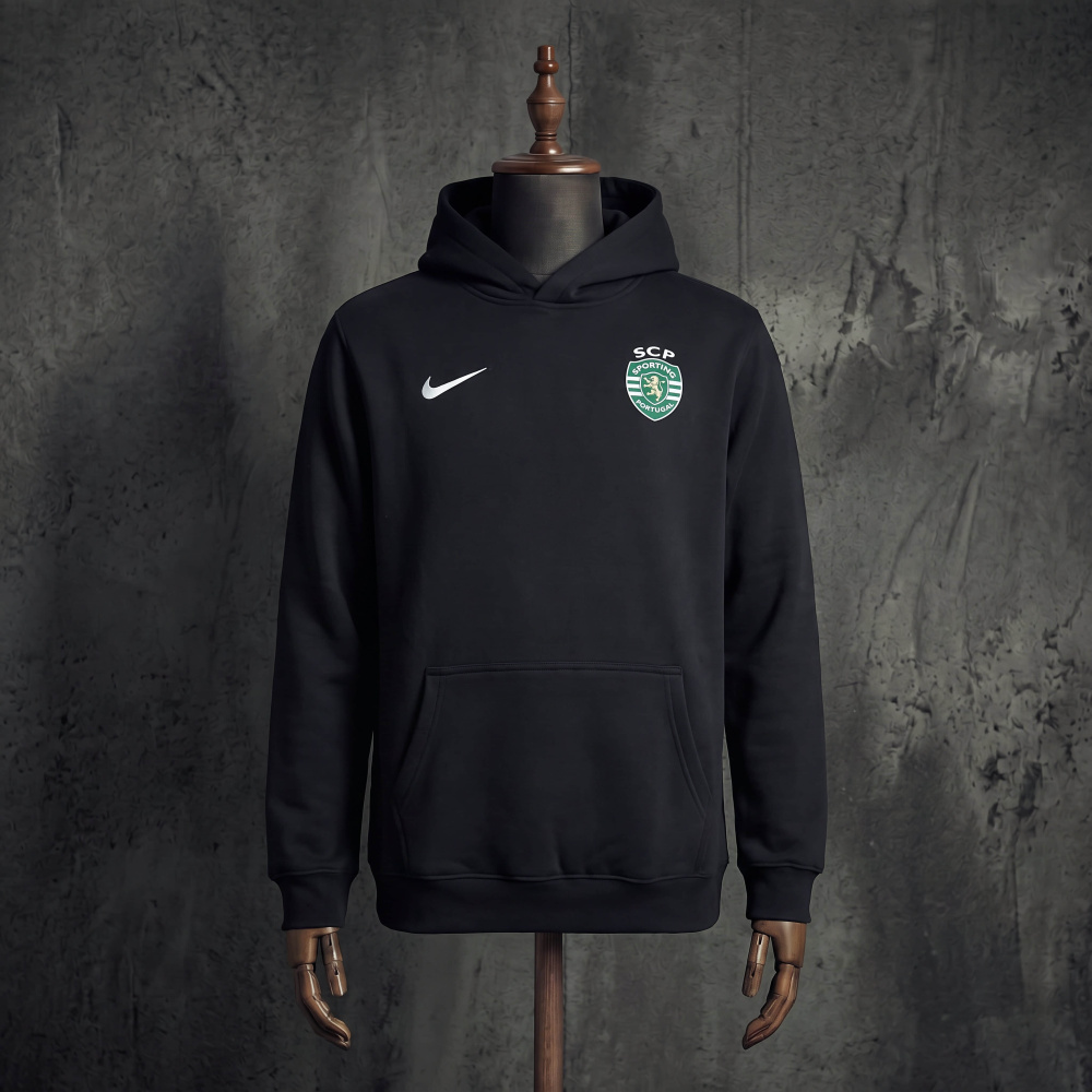 Sporting CP Bicampeão Black Hoodie Sizes S-4XL