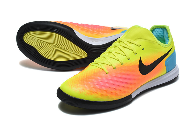 Nike Ghost II Indoor Flat Soccer Shoes with MD Sole and Long-Wave Sole
