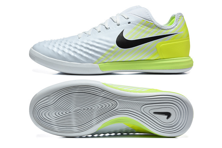 Nike Ghost II Indoor Flat Soccer Shoes with MD Sole and Long-Wave Sole