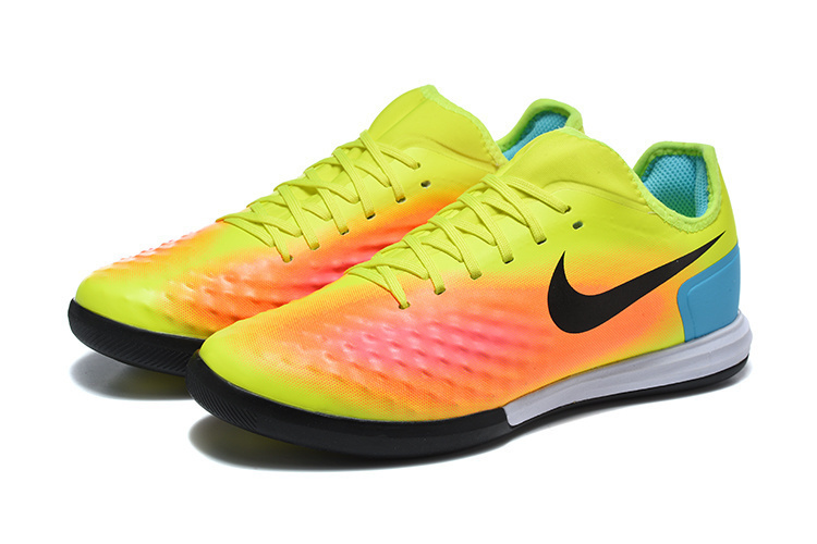Nike Ghost II Indoor Flat Soccer Shoes with MD Sole and Long-Wave Sole