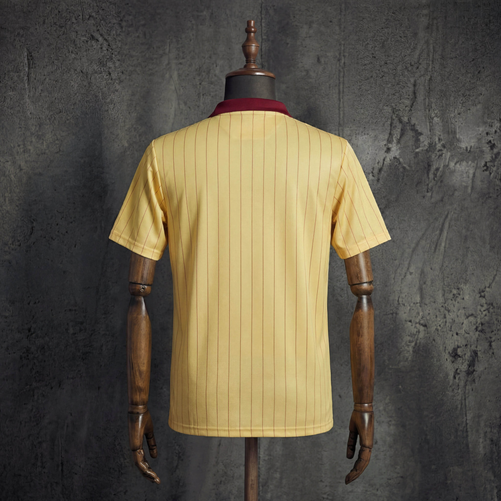 Arsenal x Adidas Originals Retro Icons Jersey Yellow Maroon Football Shirt S-XXL