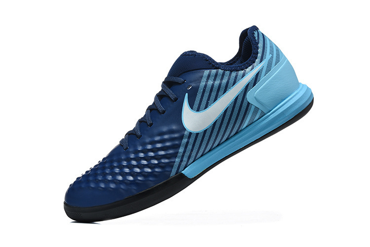 Nike Ghost II Indoor Flat Soccer Shoes with MD Sole and Long-Wave Sole