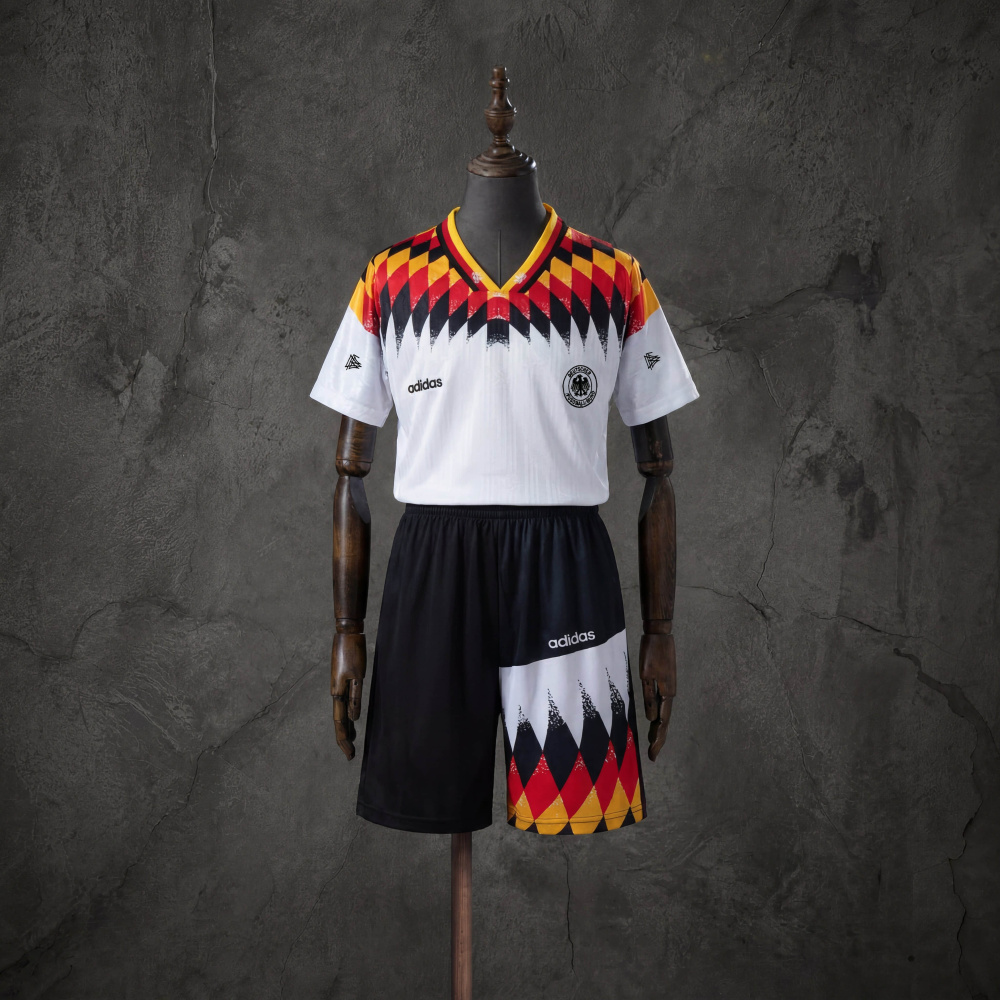 Retro Kids Kit Germany 1994 Home Jersey SIZE 16-28