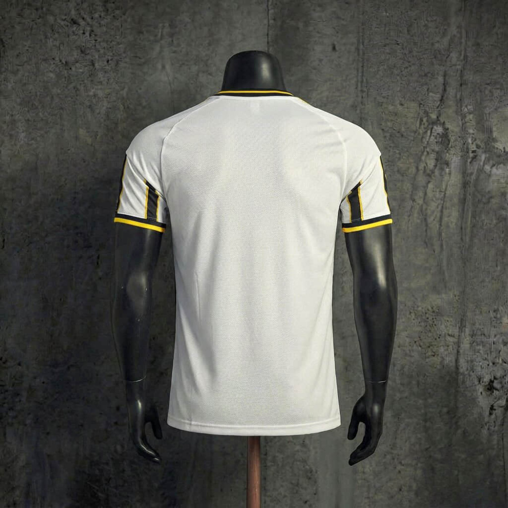 Player Boca Juniors Black and White Striped Shamrock 2026 Jersey Sizes S-3XL