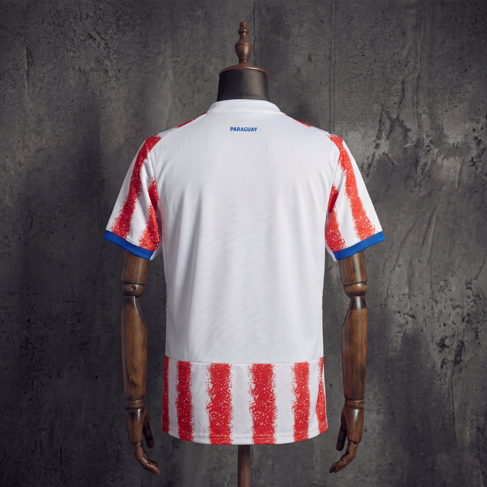 Paraguay Home FIFA World Cup 2026 Jersey Sizes S-XXL