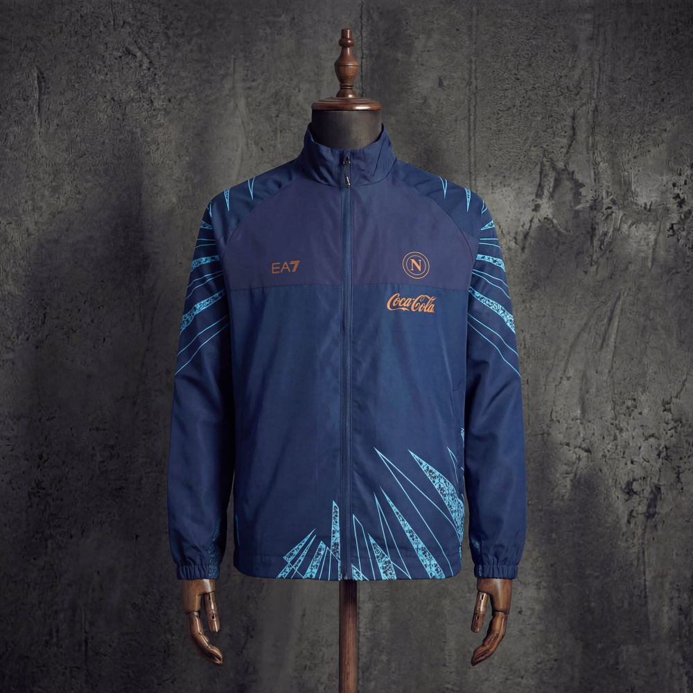 Windproof jacket, S.S.C. Napoli 2026 jersey, sizes S-XXL