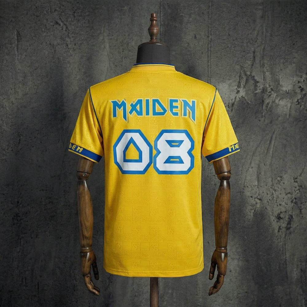 Iron Maiden x West Ham United 2008 Retro Yellow Jersey
