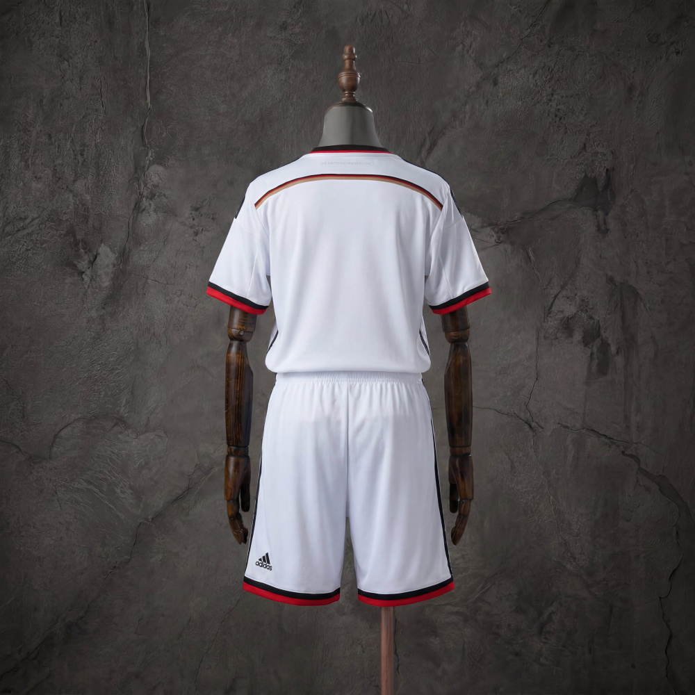 Retro Kids Kit Germany 2014 Home Jersey Size 16-28
