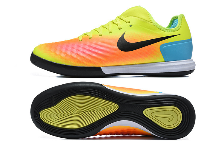 Nike Ghost II Indoor Flat Soccer Shoes with MD Sole and Long-Wave Sole