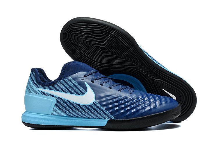 Nike Ghost II Indoor Flat Soccer Shoes with MD Sole and Long-Wave Sole