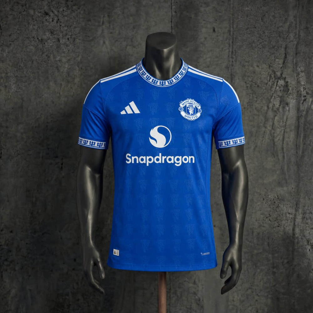 Manchester United 2026-27  Player Version Jersey Blue Football Shirt S-XXL