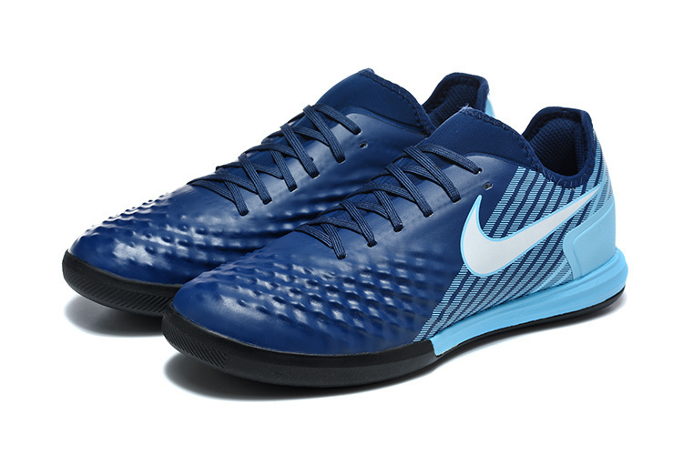 Nike Ghost II Indoor Flat Soccer Shoes with MD Sole and Long-Wave Sole