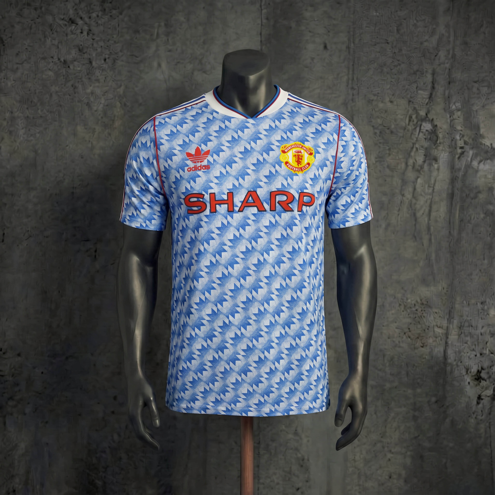 Player Version Manchester United 2026 Retro Casual Light Blue Jersey S-XXL