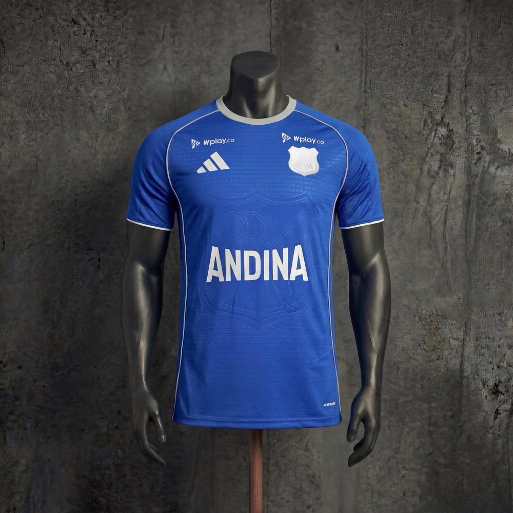Player Millonarios Home 2026 Jersey Sizes S-XXL