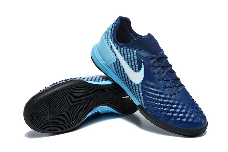 Nike Ghost II Indoor Flat Soccer Shoes with MD Sole and Long-Wave Sole