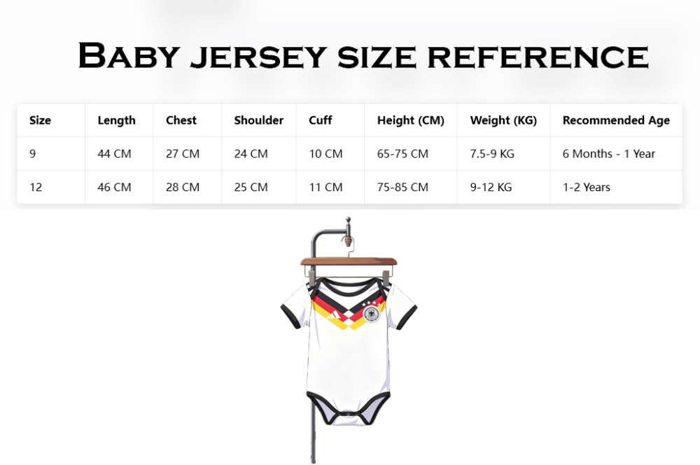 Baby Jersey Italy home FIFA World Cup 2026 New Season Jersey