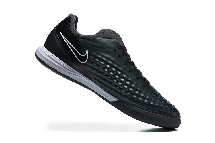 Nike Ghost II Indoor Flat Soccer Shoes with MD Sole and Long-Wave Sole