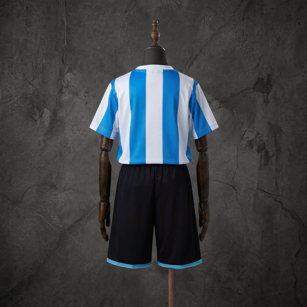 Retro Kids Kit Argentina 1986 Home Jersey Size 16-28
