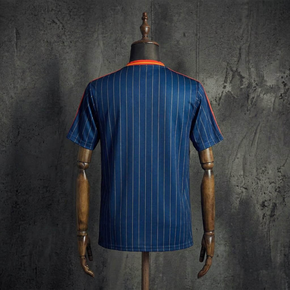 Real Zaragoza x Adidas Originals Retro Icon Jersey Navy Blue Pinstripe Football Shirt S-XXL