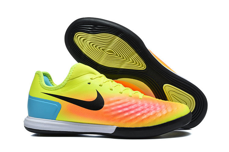 Nike Ghost II Indoor Flat Soccer Shoes with MD Sole and Long-Wave Sole