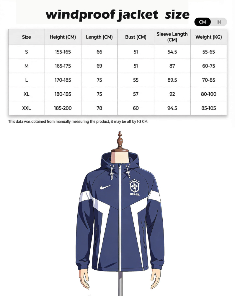 Retro Windbreaker – Real Madrid 199900 Jersey – Sizes S–XXL