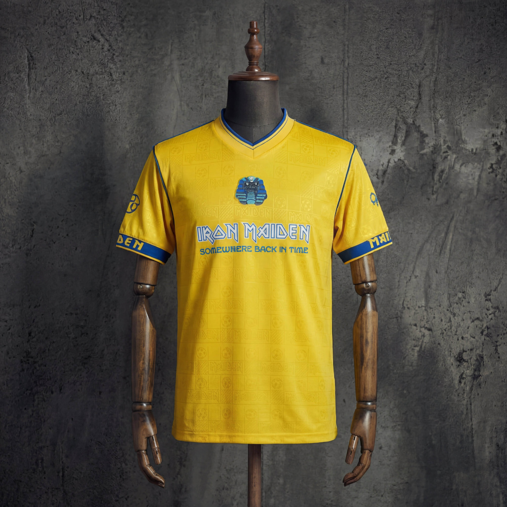 Iron Maiden x West Ham United 2008 Retro Yellow Jersey